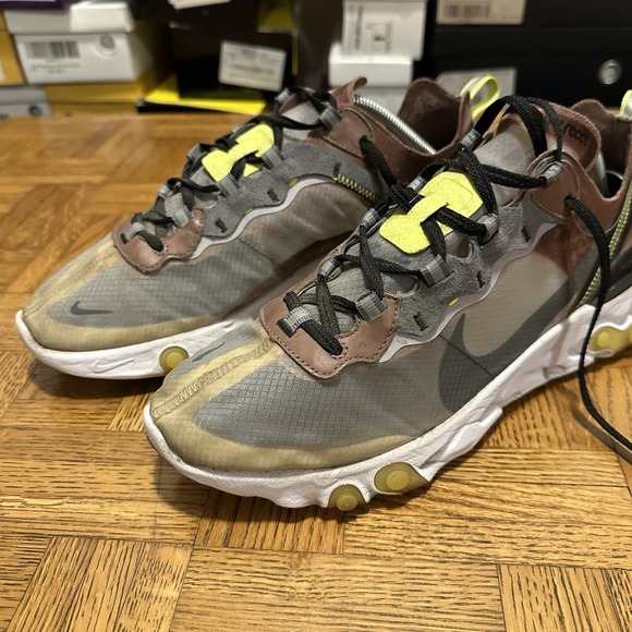 Size 10 - Nike React Element 87 Desert Sand - Picture 5 of 11